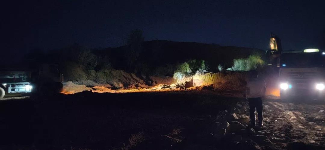 七喜医药场地平整项目进行时