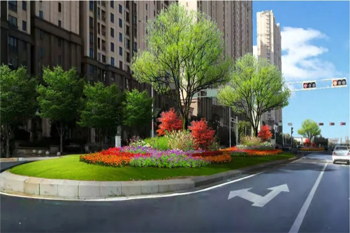 好消息!双港大街绿化工程接近尾声