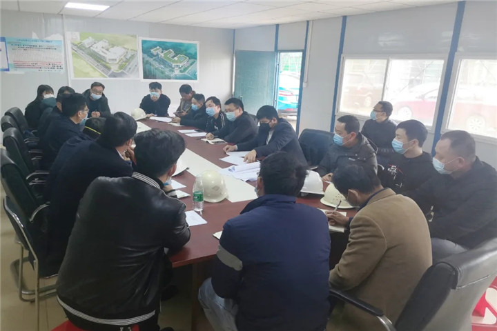 蛟桥医院项目召开工作调度会