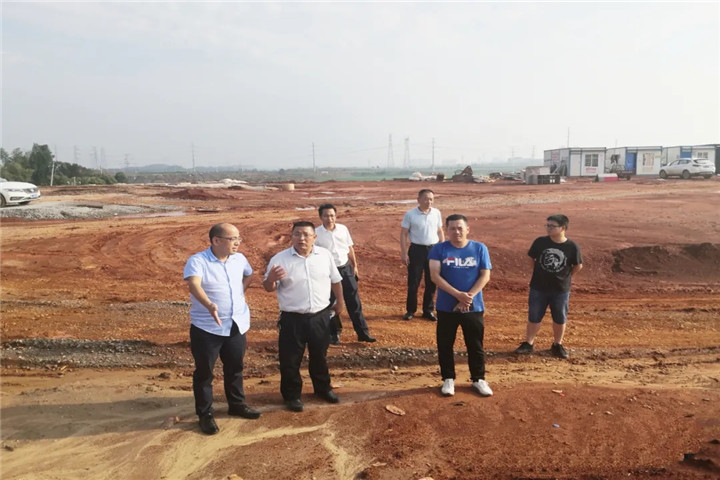 金开集团党委委员熊永赋深入儒乐湖片区调研项目建设情况